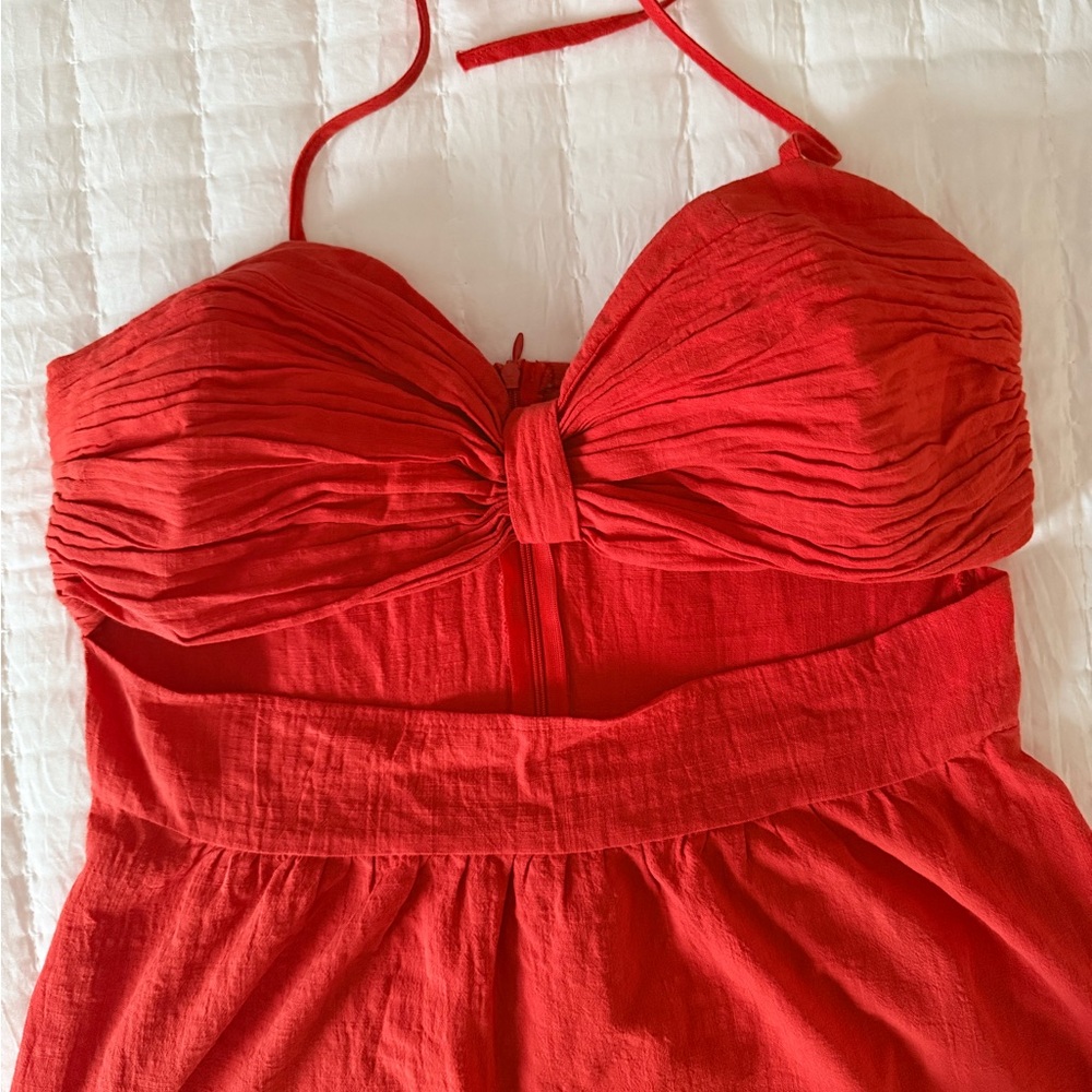 Elegant Red Women's Dress